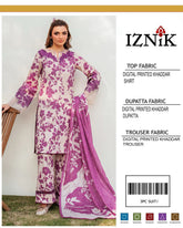 IZNIK Khaddar 3PC Digital Print