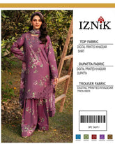 IZNIK Khaddar 3PC Digital Print