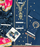 MARIA B – AIRJET DHANAK 3PC EMBROIDERED SUIT