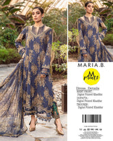 MARIA B Khaddar 3PC Digital Print Collection