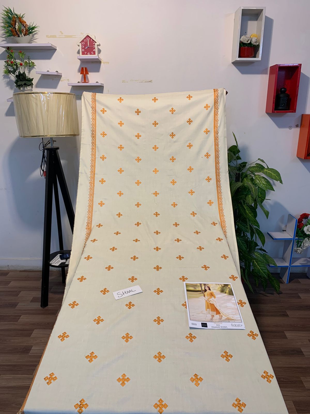 ASLING – AIRJET DHANAK 3PC EMBROIDERED SUIT