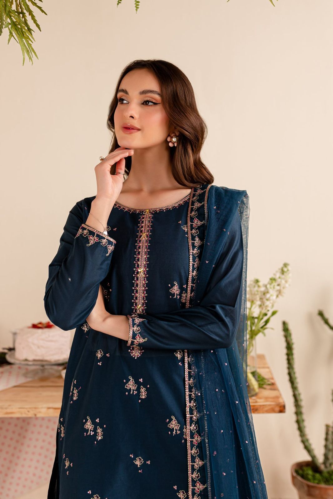 JAZMIN – AIRJET DHANAK 3PC EMBROIDERED SUIT
