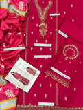 MARIA B – AIRJET DHANAK 3PC EMBROIDERED SUIT