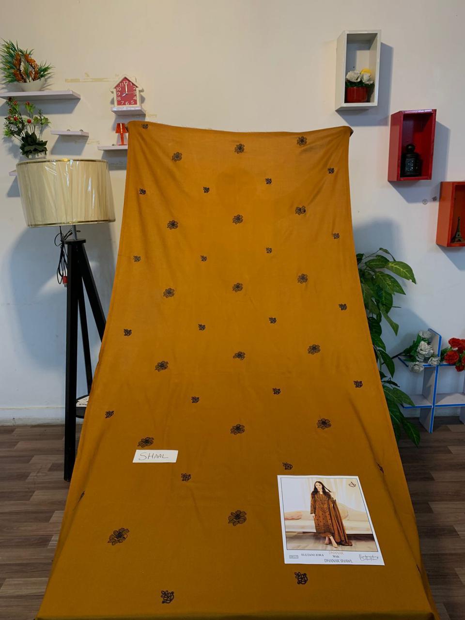 LIBAAS – AIRJET DHANAK 3PC EMBROIDERED SUIT