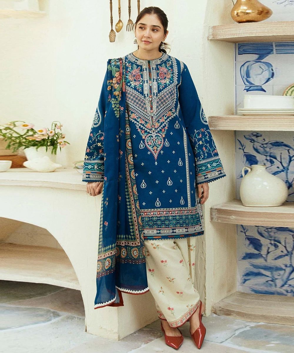 COCO – AIRJET DHANAK 3PC EMBROIDERED SUIT